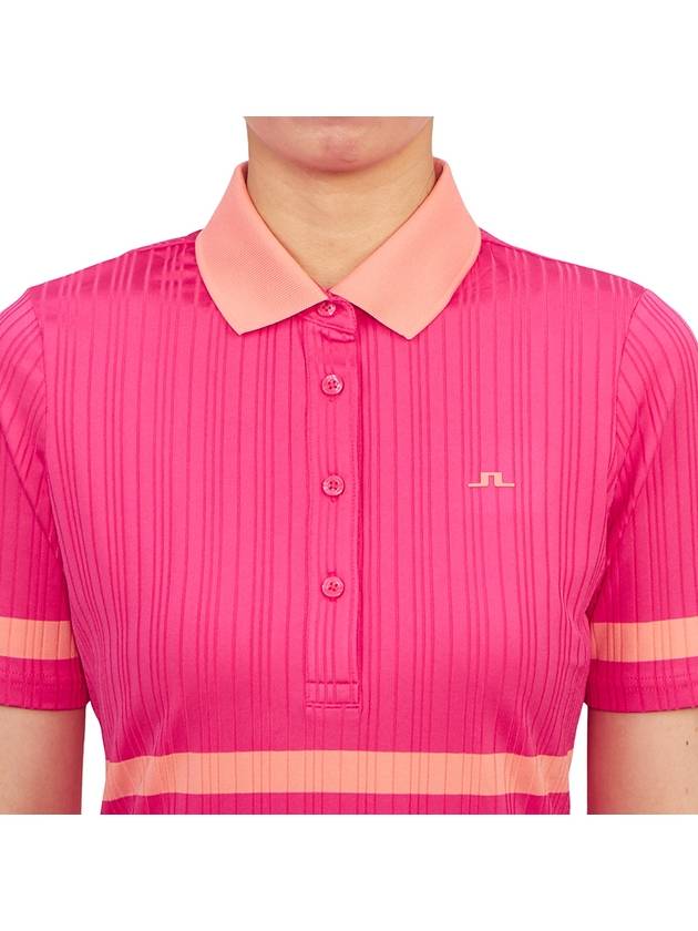 Golf wear women s collar short sleeve t shirt GWJT08997 Q116 - J.LINDEBERG - BALAAN 6