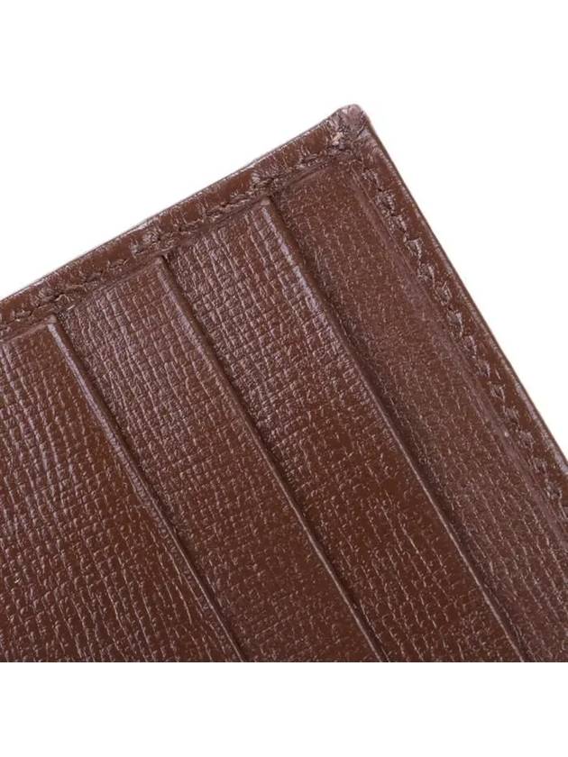 GG Supreme Interlocking Money Clip Half Wallet Brown - GUCCI - BALAAN 9