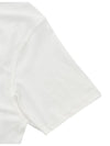 Logo Print Cotton Short Sleeve T-Shirt White - CP COMPANY - BALAAN 6