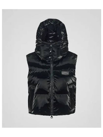 Vindemiatrix Black Women s Down Vest - DUVETICA - BALAAN 1