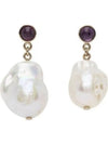 Darcey Pearl Earrings Silver - CHLOE - BALAAN 2