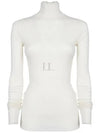 Woolen Turtleneck White - BOTTEGA VENETA - BALAAN 2