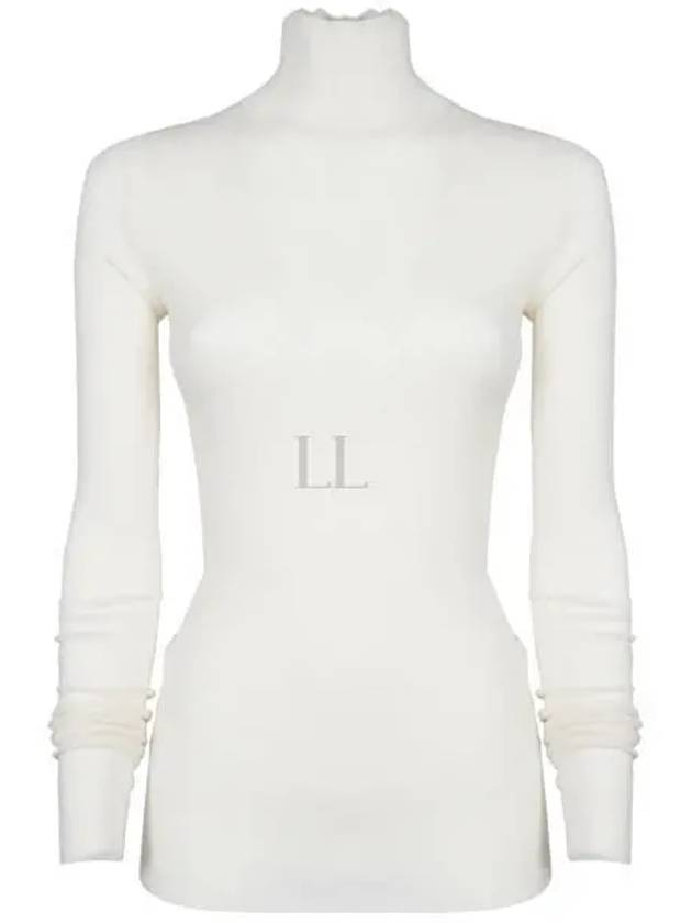 Woolen Turtleneck White - BOTTEGA VENETA - BALAAN 2