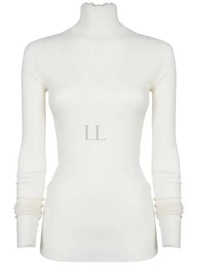 Woolen Turtleneck White - BOTTEGA VENETA - BALAAN 2