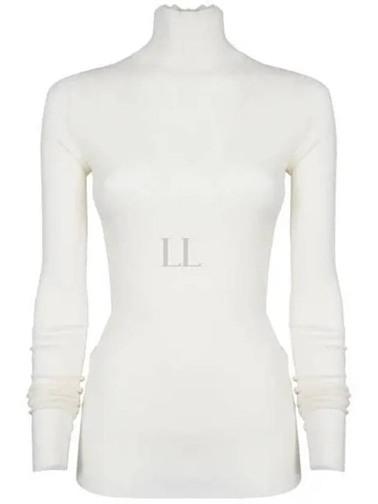 Woolen Turtleneck White - BOTTEGA VENETA - BALAAN 2