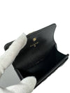 Boy  Flap Card Holder Grained Calfskin Gold Black - CHANEL - BALAAN 7