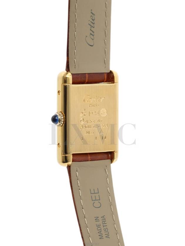 1980 Vintage Must Tank Vermeil Gold Watch - CARTIER - BALAAN 5