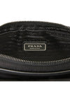 Re-Nylon Saffiano Leather Shoulder Bag Black - PRADA - BALAAN 11