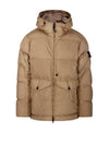 Crinkle Reps Re-Nylon Down Padding Beige - STONE ISLAND - BALAAN 1