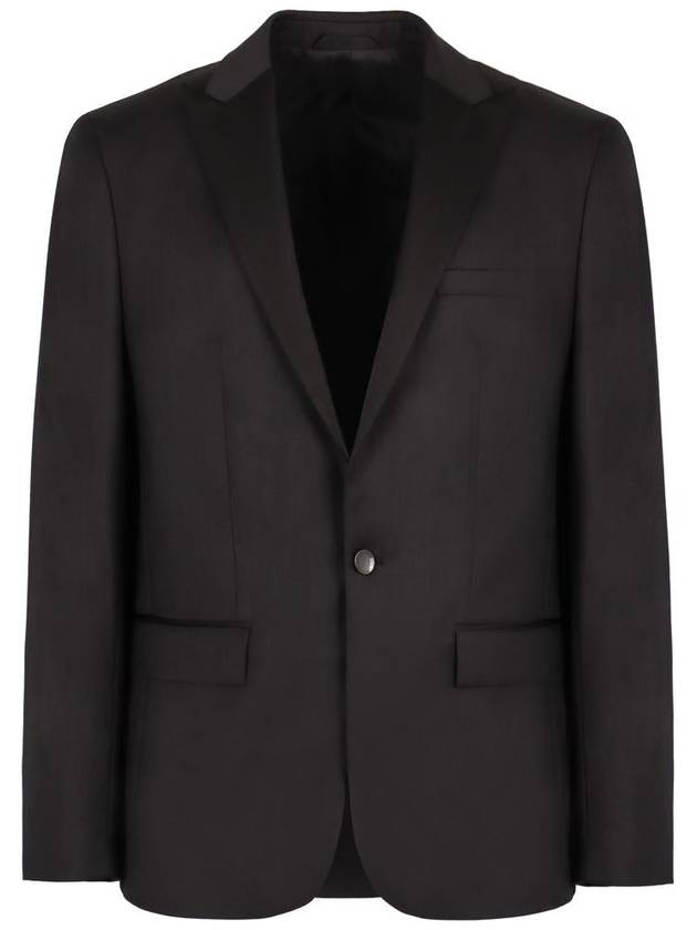 Calvin Klein Wool Single-Breasted Blazer - CALVIN KLEIN - BALAAN 1