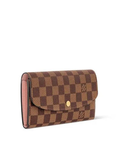 Emilie Damier Long Wallet Rose Ballerine - LOUIS VUITTON - BALAAN 2