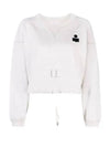 Margo Logo Crop Sweatshirt Ivory - ISABEL MARANT - BALAAN 2