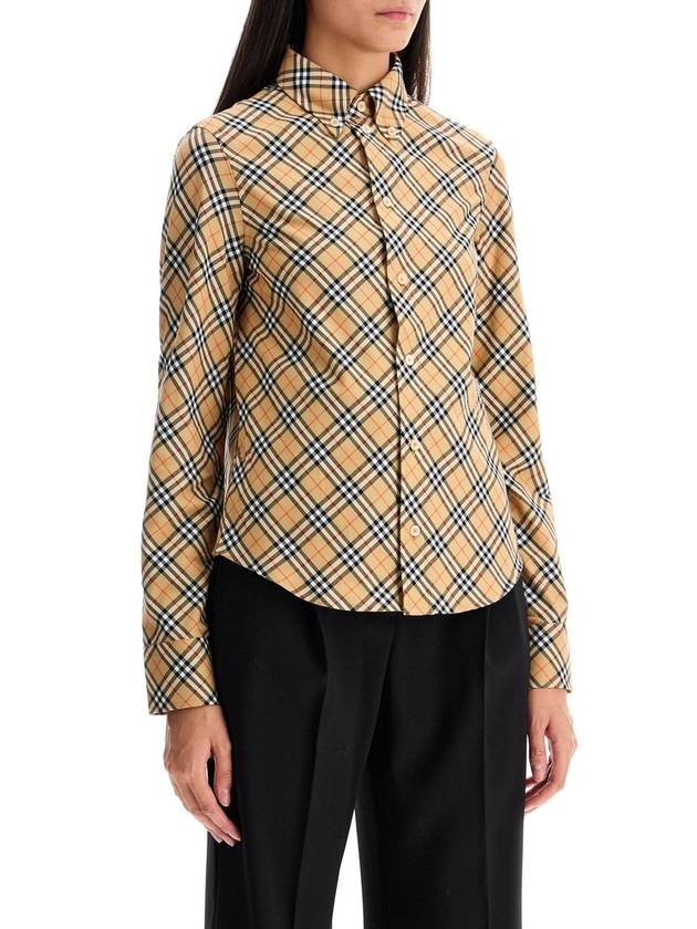 ered shirt with button-down - BURBERRY - BALAAN 2