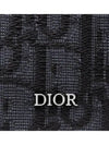 Vertical Long Wallet Black Oblique Jacquard - DIOR - BALAAN 5