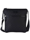 Microsima Logo Nylon Cross Bag Black - GUCCI - BALAAN 3