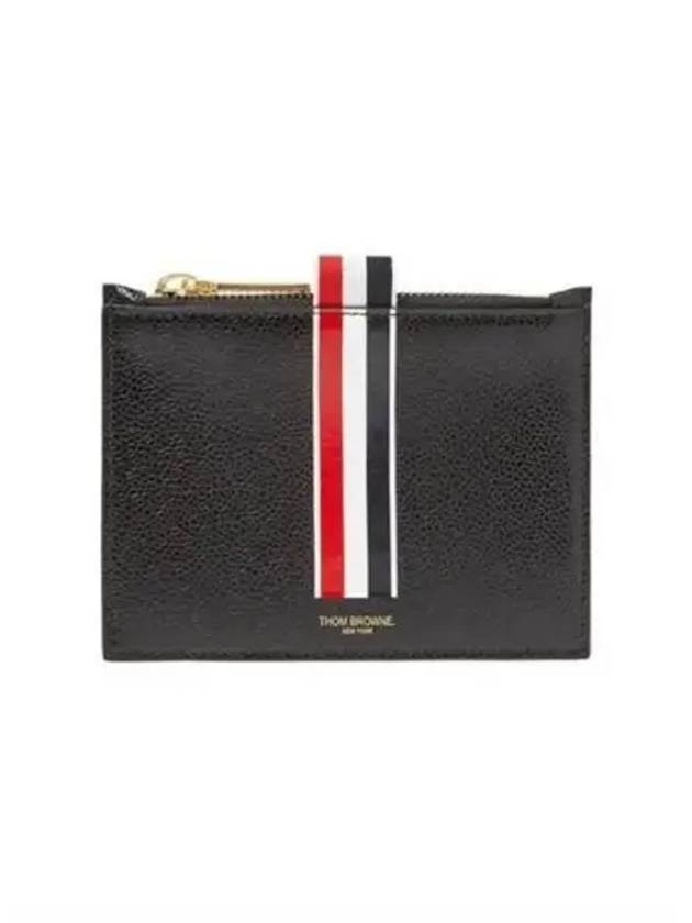 Cowhide zipper coin purse 270693 - THOM BROWNE - BALAAN 1