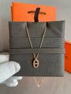 Small Farandole Pendant Necklace Rose Gold - HERMES - BALAAN 8