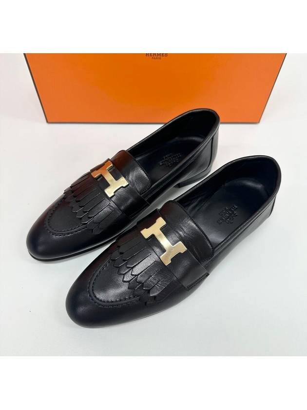 Royal Loafer Women s Black Gold Plated - HERMES - BALAAN 3