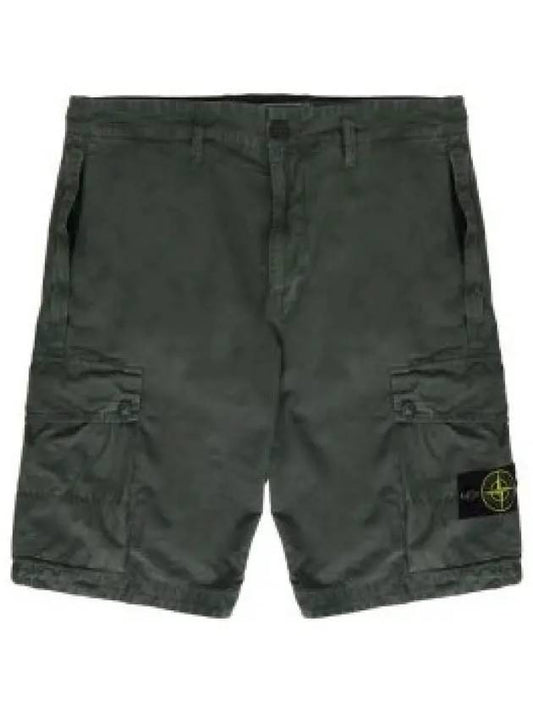 Cargo Bermuda Shorts Green - STONE ISLAND - BALAAN 2