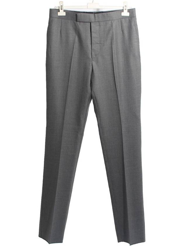 Super 120S Twill Classic Backstrap Trouser Pants Medium Grey - THOM BROWNE - BALAAN 2