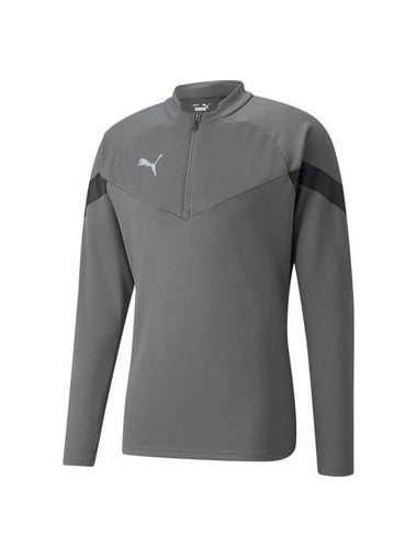 Team Final Training 1/4 Zip Long Sleeve T-Shirt Grey - PUMA - BALAAN 1