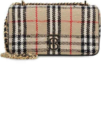 Boucle Lola Vintage Check Small Cross Bag Beige - BURBERRY - BALAAN 2