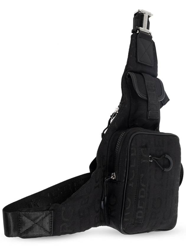 Iceberg One-shoulder Backpack, Men's, Black - ICEBERG - BALAAN 4