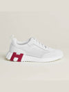 Bouncing Mesh Low Top Sneakers Blanc White - HERMES - BALAAN 4