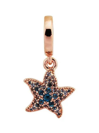 Sparkling Starfish Dangle Bracelet Charm Rose Gold - PANDORA - BALAAN 2