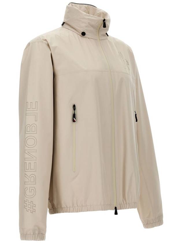 Grenoble Vieille Zip-Up Jacket White - MONCLER - BALAAN 4