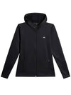 Women's Aerial Zip Up Hoodie Black - J.LINDEBERG - BALAAN 2