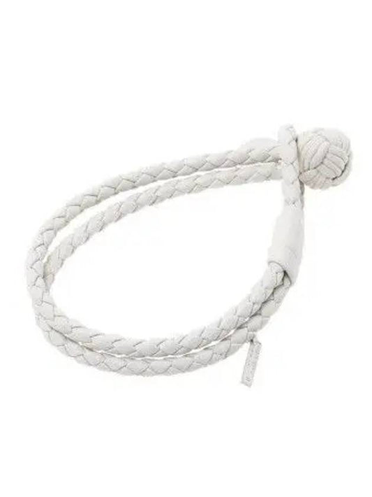 Intrecciato Double Weaving Bracelet White - BOTTEGA VENETA - BALAAN 2