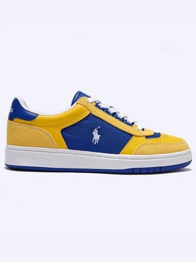 CRT SPT Low Top Sneakers Yellow Blue - POLO RALPH LAUREN - BALAAN 2