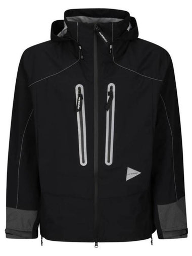 Pertex Shield Rain Hood Zip Up Black - AND WANDER - BALAAN 1