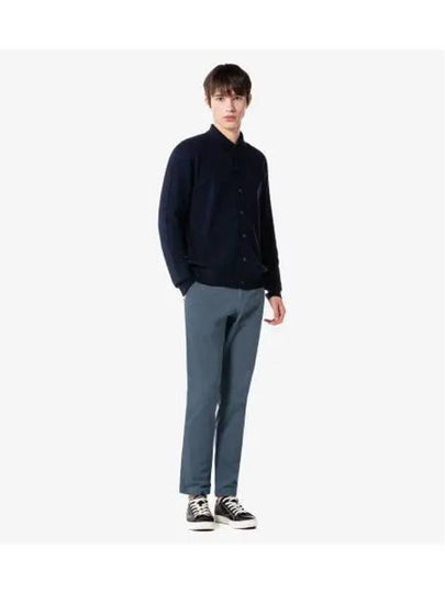 Men's Brushed Chino Charcoal Grey - LACOSTE - BALAAN 2