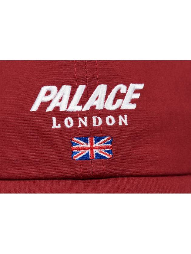 London Ventile 6Panel Cap Burgundy - PALACE - BALAAN 4