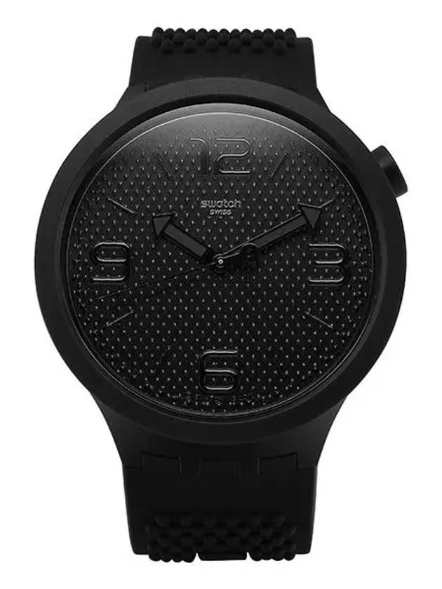 SO27B100 Big Bold BBBLACK Quartz Men’s Urethane Watch 47mm - SWATCH - BALAAN 2