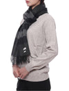 Iconic Check Cashmere Scarf Grey - BURBERRY - BALAAN 5