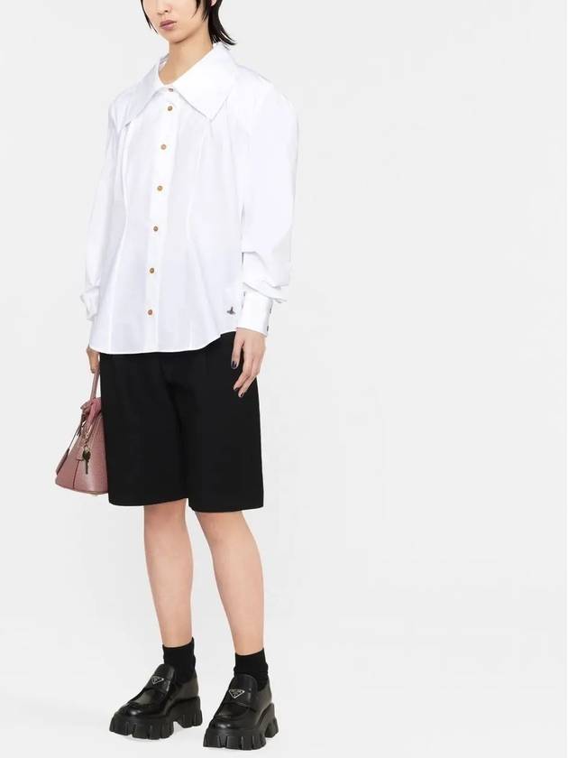 Women's Camica Bagatelle Shirt White - VIVIENNE WESTWOOD - BALAAN 8