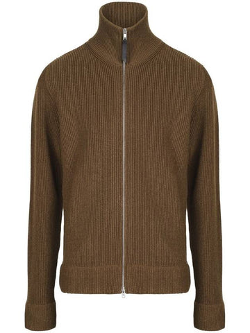 Maison Margiela Ribbed-Knit Zip-Up Sweater - MAISON MARGIELA - BALAAN 1