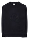 Crystal Logo Sweatshirt 8G00053 899TR 999 - MONCLER - BALAAN 9