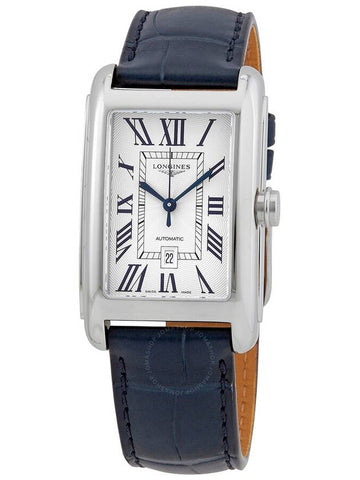 Longines Automatic Silver Dial Blue Leather Men's Watch L5.757.4.71.9 - LONGINES - BALAAN 1