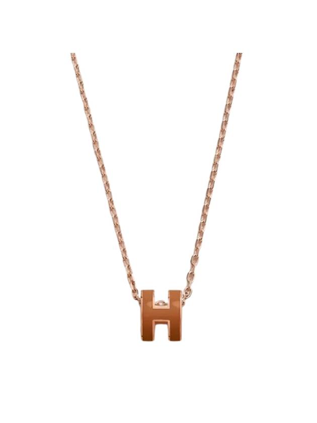 Pop H Mini Necklace New Gold - HERMES - BALAAN 1