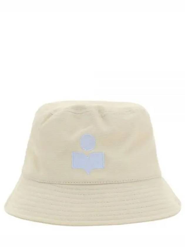 Haley Embroidered Logo Bucket Hat Ivory - ISABEL MARANT - BALAAN 2