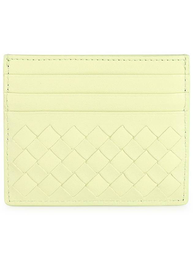 Intrecciato Weaving Card Wallet Green - BOTTEGA VENETA - BALAAN 1