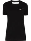 Woman Logo Short Sleeve T-Shirt Black - OFF WHITE - BALAAN 1