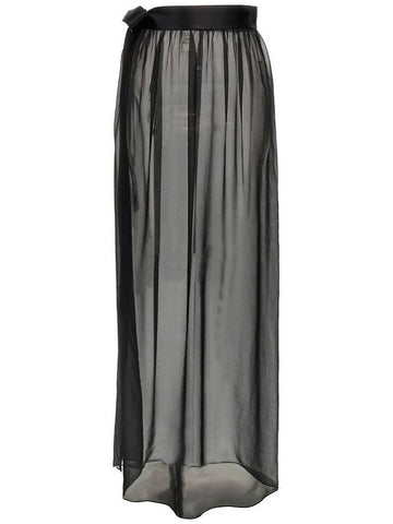 Dolce & Gabbana Chiffon Long Skirt - DOLCE&GABBANA - BALAAN 1