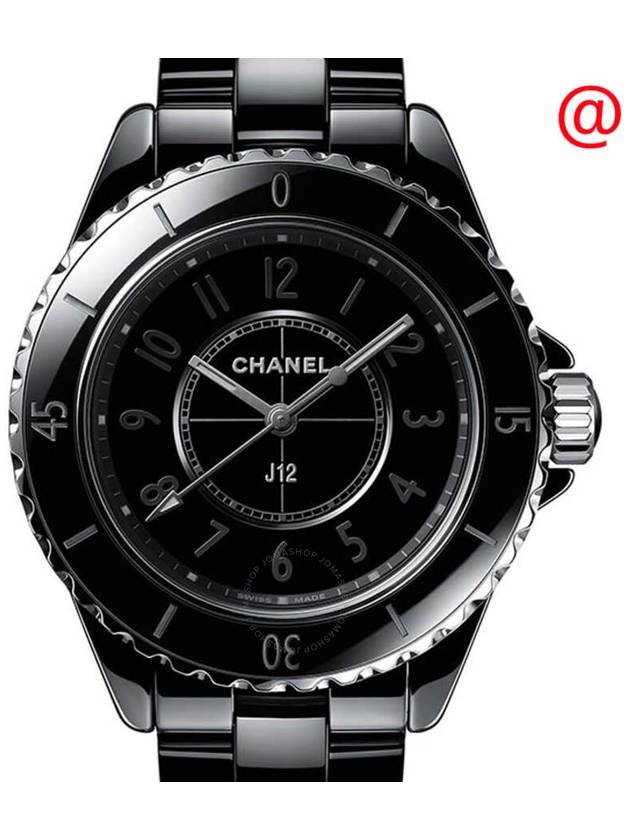 Chanel J12 Phantom Quartz Black Dial Ladies Watch H6346 - CHANEL - BALAAN 1