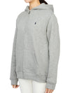 Women s Logo Hooded Zip Up Jacket Gray - POLO RALPH LAUREN - BALAAN 4