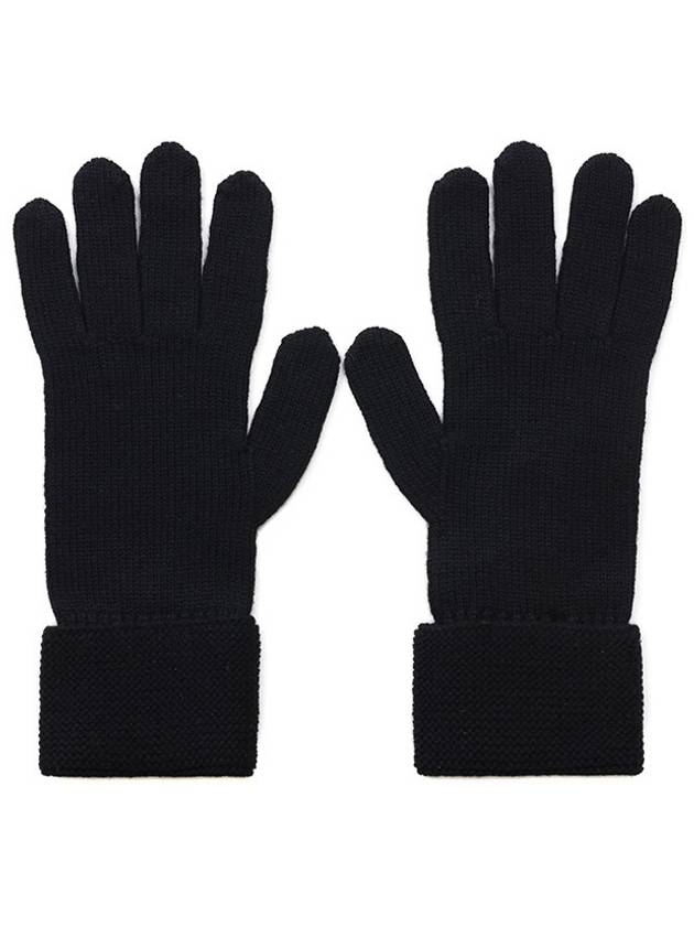 Logo Knit Gloves Black - VIVIENNE WESTWOOD - BALAAN 3